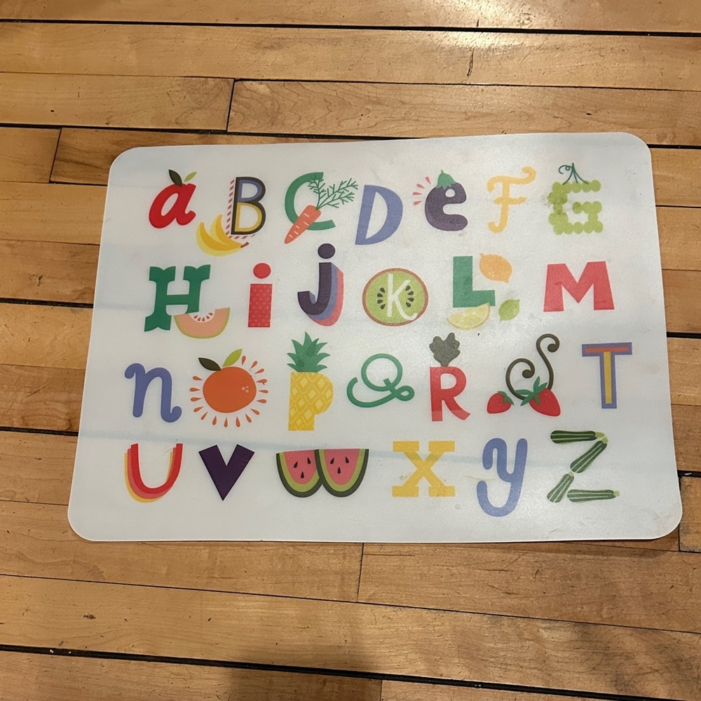 Colorful Alphabet Placemat